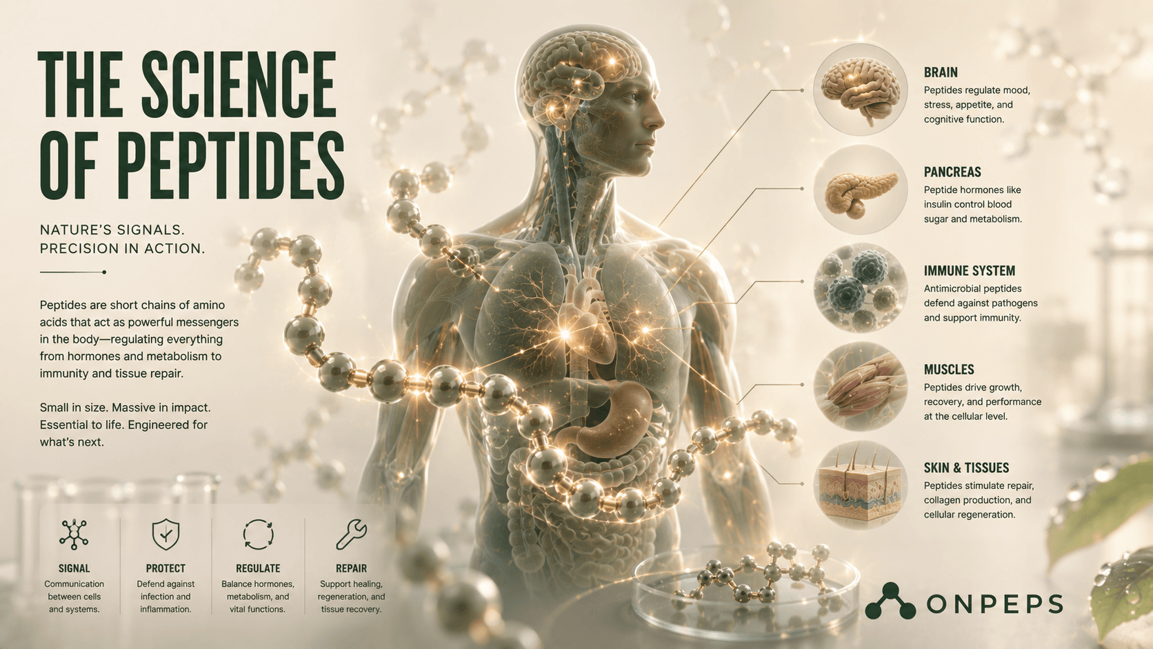 Most used Therapeutic Peptides in 2026: Design, Mechanisms, and the Future of Medicine