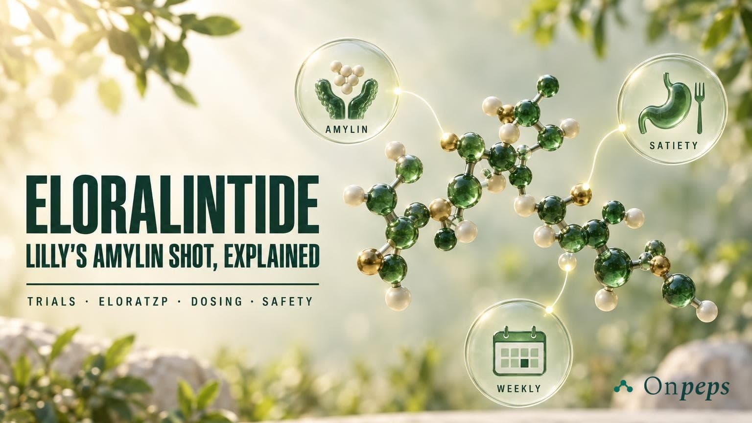 Eloralintide: Lilly’s Amylin Shot, Explained — trials, EloraTZP, dosing, safety — by ONPEPS.COM