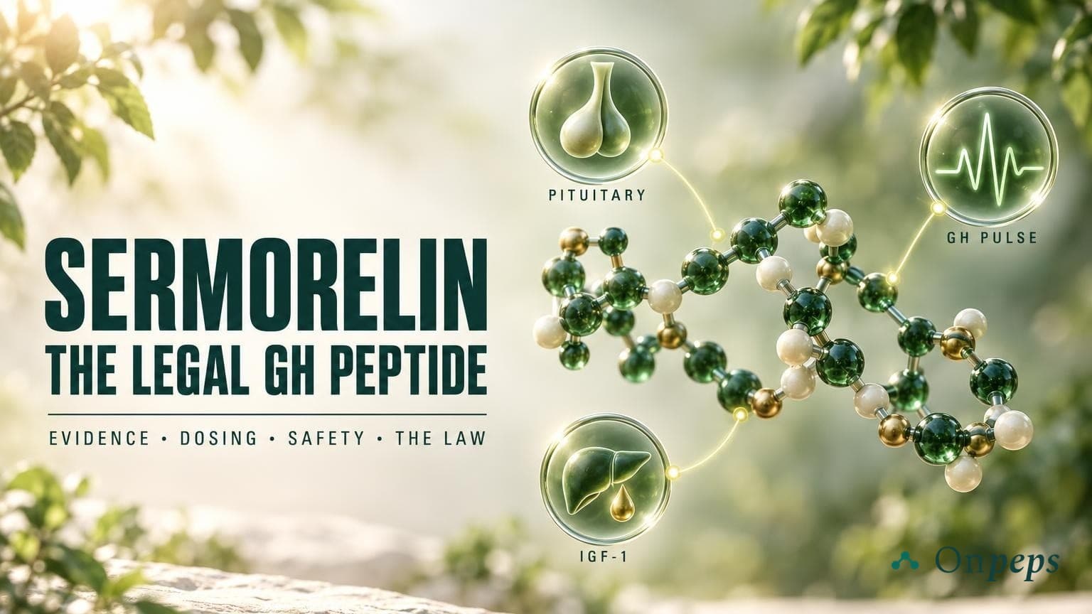 Sermorelin: The Legal GH Peptide — evidence, dosing, safety, the law — by ONPEPS.COM