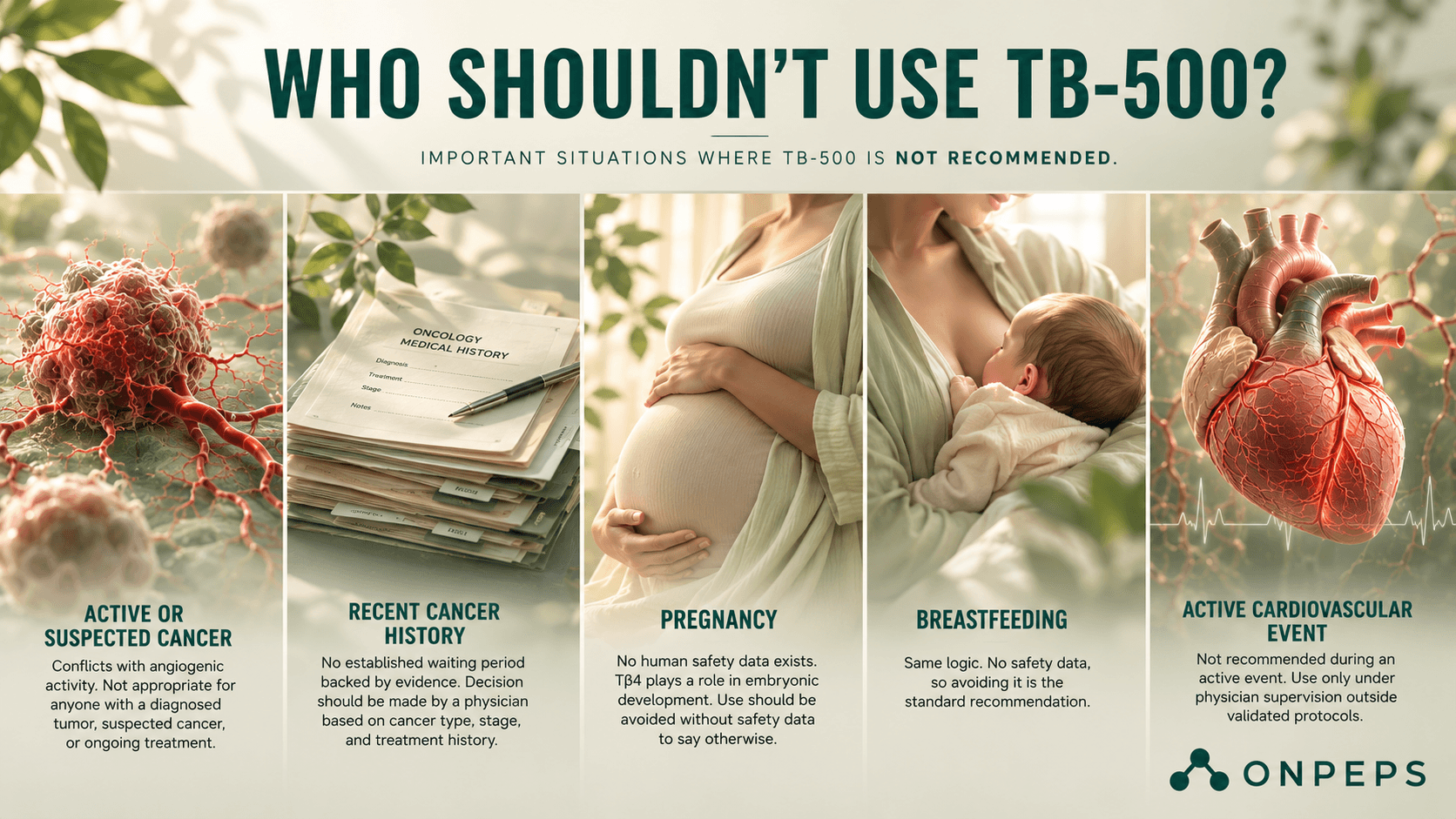Who Shouldn't Use TB-500? Research backed peptide usage information by onpeps